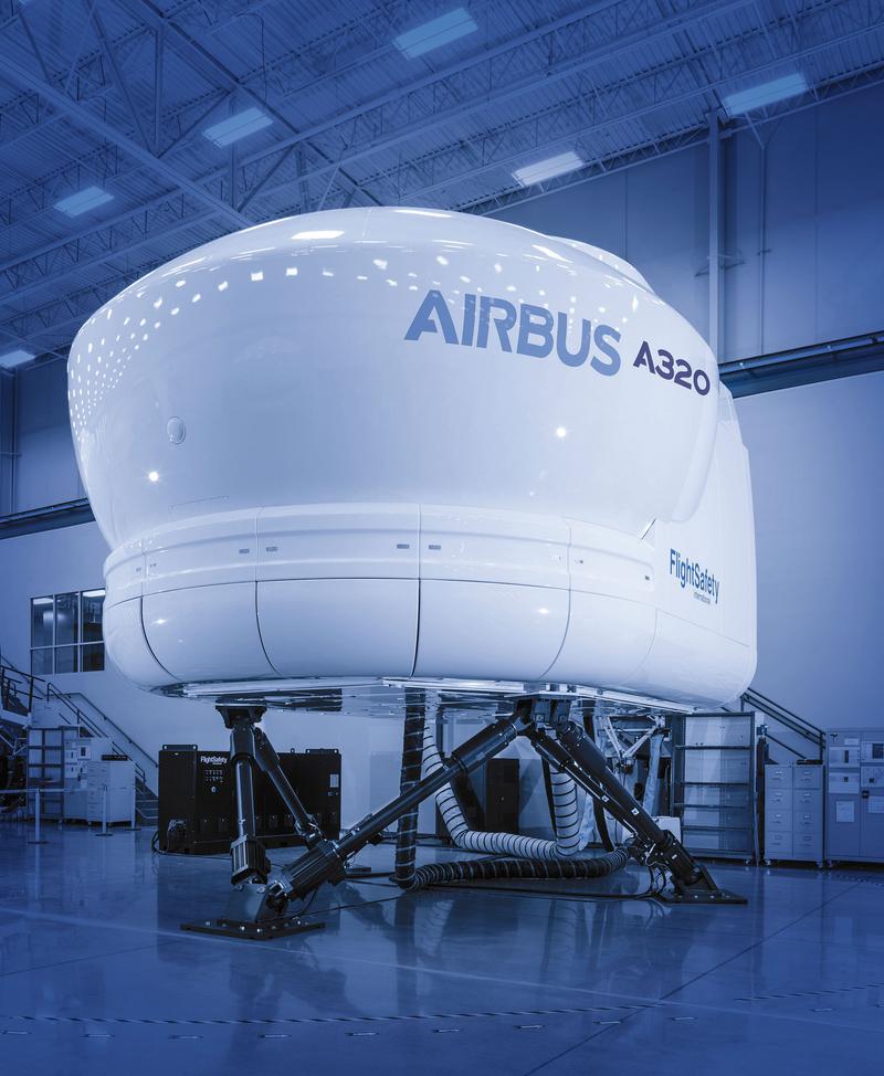 Airbus A320 full flight simulator